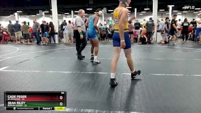 140 lbs Round 2 (4 Team) - Cade Feger, 84 Athletes vs Sean Riley, Roman Legion