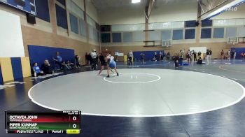 170lbs Champ. Round 4 - Piper Kunnap, Sedro-Woolley (Girls) vs Octavea John, Toppenish (Girls)