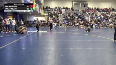 133 lbs Consy 3 - Shay Kryzinski, Pitts. Central Catholic vs Apollo Bellini, Ponaganset-RI