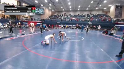 132 lbs 1st Place Match - Mason Milsaps, Conroe Woodlands College Park vs Yusuf Uribe, Frisco Centennial