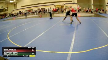 285 lbs Cons. Round 4 - Paul Nadeau, Rochester University vs Matthew Cepak, Siena Heights University