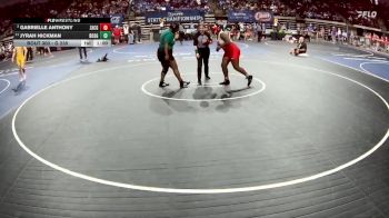 G 235 lbs 3rd Place Match - Jyrah Hickman, Bossier Girls vs Gabrielle Anthony, Zachary Girls