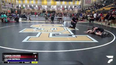 108 lbs 5th Place Match - Carson Childers, Sebolt Wrestling Academy vs Colton Dietrich, Iowa