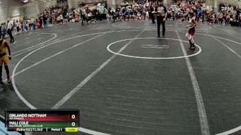 45 lbs Cons. Round 2 - Orlando Nottham, MD Maniacs vs Mali Cole, Baltimore Wrestling Club
