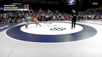 150 lbs Cons. Sub-rd Of 32 - Isaiah McDaniel, CT vs Anthony Lombardi, RI