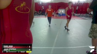 175 lbs Round 1 (4 Team) - Mark Jeske, Wisconsin Rapids vs Jason Stoffels, Batavia