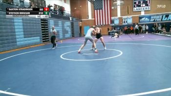 165 lbs Quarterfinal - Stetson Bingham, Mountain Crest vs Saxton Stradinger, Union