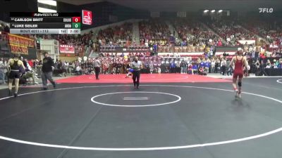 113 lbs Champ. Round 1 - Luke Seiler, Andale vs Carlson Britt, Columbus Hs
