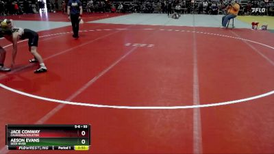 93 lbs Cons. Round 2 - Aeson Evans, Deer River vs Jace Conway, Caledonia/Houston