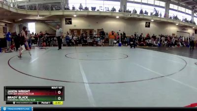 92 lbs Cons. Round 7 - Brady Black, Mishawaka Wrestling Club vs Jaxon Wright, Team Jeff Wrestling Club