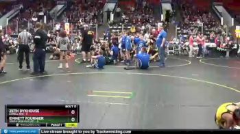 49 lbs Finals (8 Team) - Emmett Fournier, South Lyon Matcats vs Zeth Dykhouse, Lowell Red