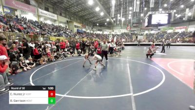 50 lbs Round Of 32 - Cesar Nunez Jr, Northglenn Youth WC vs Bramlee Garrison, Montrose Elite