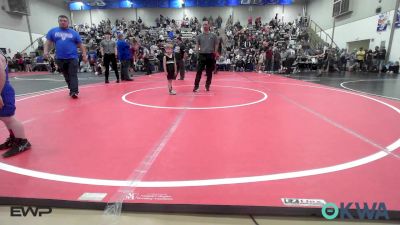 45 lbs Round Of 16 - Jameson Hayes, Vinita Kids Wrestling vs Miles Gerdts, Husky Wrestling Club