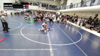 120 lbs Quarterfinal - David Lopez, Montrose Elite Wrestling vs Easton Pace, Sanderson Wrestling Academy