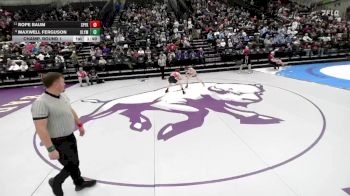 5A 132 lbs Champ. Round 1 - Rope Baum, Spanish Fork vs Maxwell Ferguson, Olympus