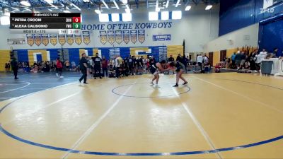 170 lbs Quarterfinal - Alexa Calidonio, Flagler Wrestling Club vs Petra Croom, SOT / DOZ