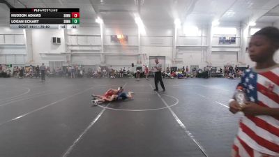 76-80 lbs Semifinal - Logan Eckart, Bad Karma vs Hudson Adams, Rowan Wrestling Academy