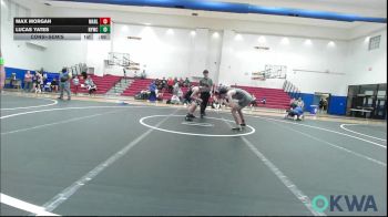 132 lbs Consolation - Max Morgan, Marlow Outlaws vs Lucas Yates, Newcastle Youth Wrestling