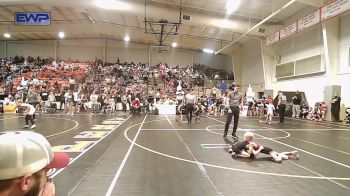 43 lbs Quarterfinal - Rush Wilson, Barnsdall Youth Wrestling vs Rowdy Tyler, Berryhill Wrestling Club