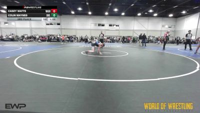 110 lbs 3rd Place - Casey Watts, Washington 14U vs Colin Maynes, Shelton Wrestling Academy 14U