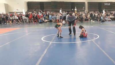 53 lbs Rr Rnd 2 - Javier Hernandez, Smitty's Barn Red - ESC vs Isaak Daniel, Rabbit Wrestling Club - ESC