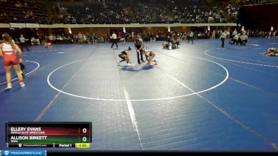 107 lbs Round 4 - Ellery Evans, Female Elite Wrestling vs Allison Birkett, Iowa