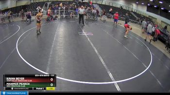 117 lbs Semifinal - Maximus Pearch, NWo Wrestling Club vs Kavan Beyer, Team Valley Wrestling Club