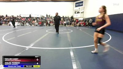 124 lbs Quarterfinal - Mya Crespo, Vanguard vs Ajayzee Zaballos, Unattached