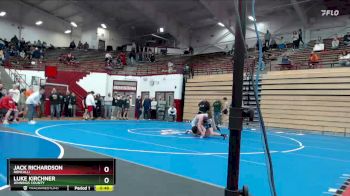 132 lbs Cons. Round 7 - Jack Richardson, Roncalli vs Luke Kirchner, Jennings County