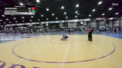 90 lbs 3rd Place Match - Nolan Cowan, MATPAC Wrestling vs Brayden Beek, Douglas Wrestling Club