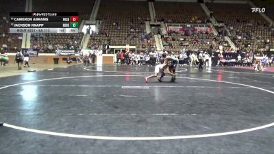 6A 113 lbs Cons. Round 3 - Cameron Abrams, Park Crossing High School vs Jackson Knapp, Northridge High School