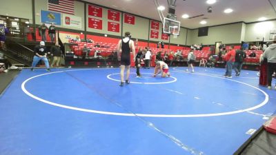 155 lbs 5th Place - Bryson Petros, Prague vs William Carlson, Bartlesville