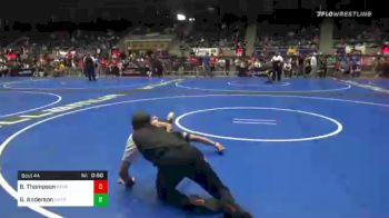 60 lbs Consolation - Brenley Thompson, Perry Maroons vs Genesis Anderson, Metro Wrestling Academy