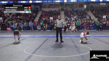 70 lbs Champ. Round 1 - Kael Camper, Caney Valley vs Caizer McElroy, Garden City Wrestling Club