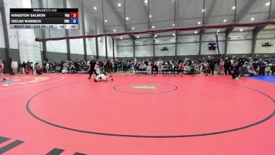 U12 FK - 78 lbs Cons. Round 3 - Kingston Salmon, Pioneer Grappling Academy vs Oscar Warrick, Punisher Wrestling Company