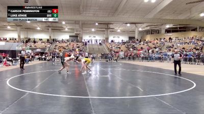 AA 157 lbs 3rd Place Match - Carson Pennington, Arlington High School vs Luke Athoe, Green Hill High School