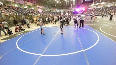 100 lbs Round Of 32 - Leland Roybal, Trinidad vs Samuel Gonzalez, Sierra Grand Panthers