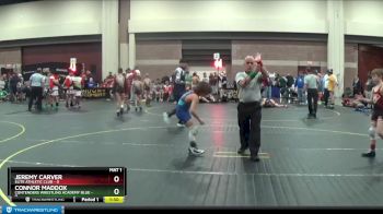 80 lbs Round 5 (6 Team) - Jeremy Carver, Elite Athletic Club vs Connor Maddox, Contenders Wrestling Academy Blue