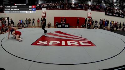 86 kg Cons. Round 2 - Jack Lesher, Cavalier Wrestling Club vs Lucas Hageman, Viking Wrestling Club (IA)