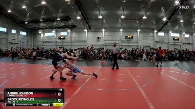 113 lbs Round 1 (4 Team) - Brock Reynolds, 330 Lab vs Andru Johnson, Capital City WC