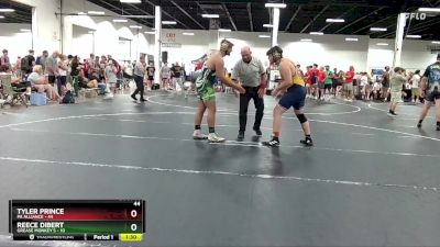 215 lbs Round 5 (6 Team) - Reece Dibert, Grease Monkey`s vs Tyler Prince, PA Alliance