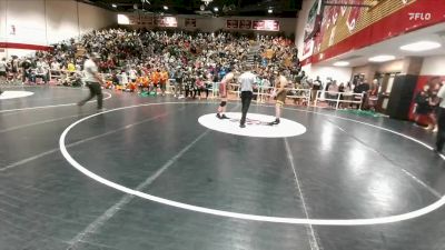 157 lbs Quarterfinal - William Brown, Fort Washakie Middle School vs Carsen Hinton, Centennial Middle School