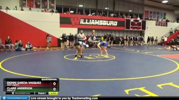 145 B Quarterfinal - Dionni Garcia-Vasquez, West Liberty vs Claire Anderson, Wapello