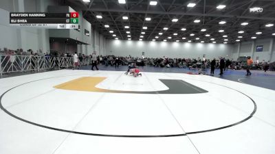 113 lbs Consi Of 32 #1 - Brayden Hanning, PA vs Eli Shea, CT