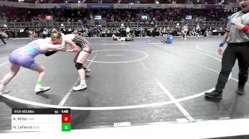 117.2-123.6 lbs Consi Of 8 #2 - Abbey Miller, HURRICANE WRESTLING ACADEMY vs Nora LeFevre, Southern Door High School