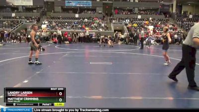 112 lbs Cons. Round 5 - Matthew Crimmins, Team Valley vs Landry Larsen, The Best Wrestler