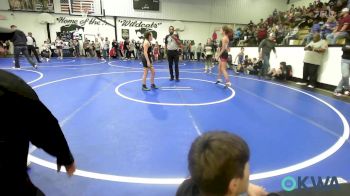 83-86 lbs Rr Rnd 4 - Ella Remington, Skiatook Youth Wrestling 2022-23 vs Kyleagh Lackey, Jay Wrestling Club