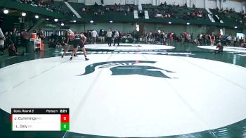 197 lbs Cons. Round 2 - Lucas Daly, Michigan State vs Jack Cummings, Michigan