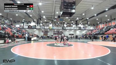 96 lbs Round Of 16 - Charlie Teague, McAlester High School Girls vs Jacelyn Ramsey, Oologah