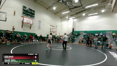 120 lbs Round 4 - Kolby Wall, Worland High School vs Levi Gale, Riverton